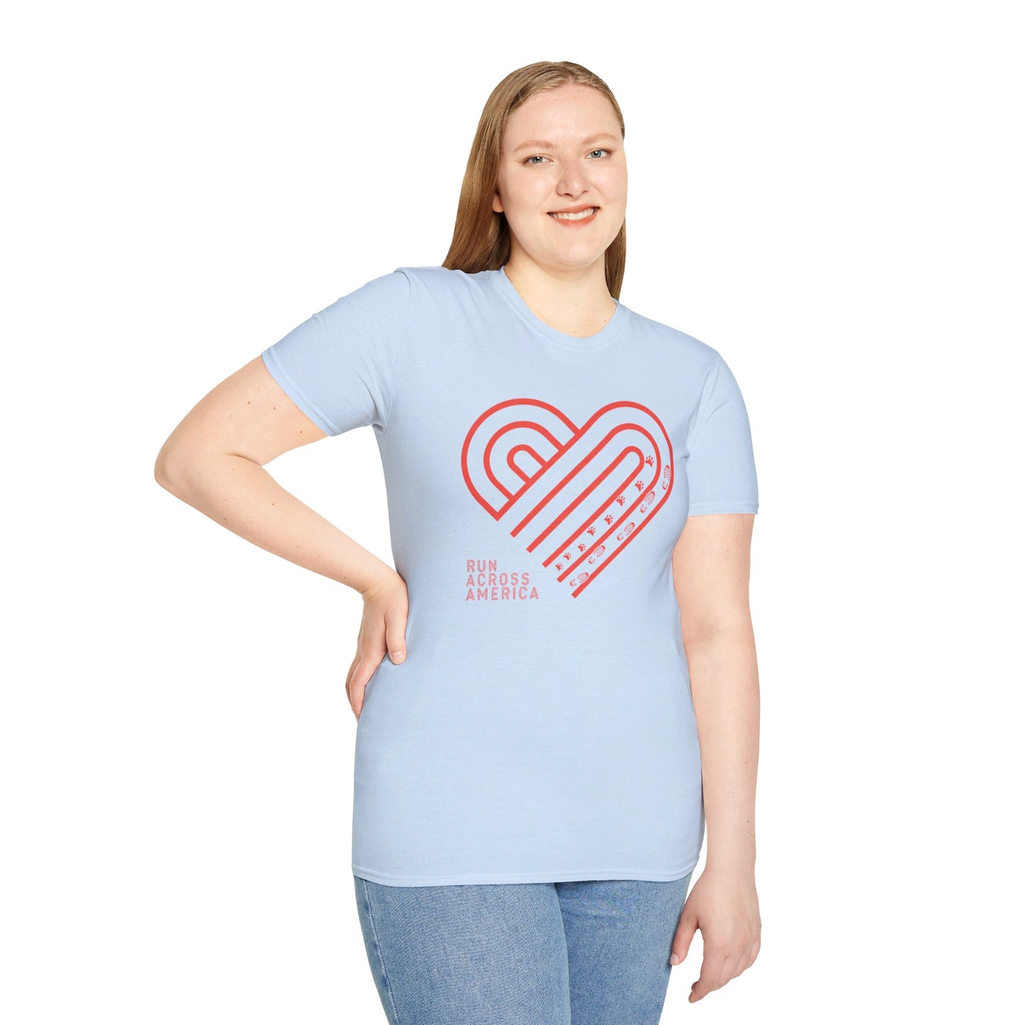 Heart Dog Walking Tee