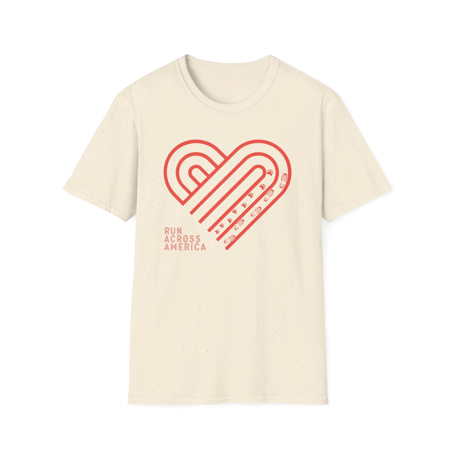 Heart Dog Walking Tee