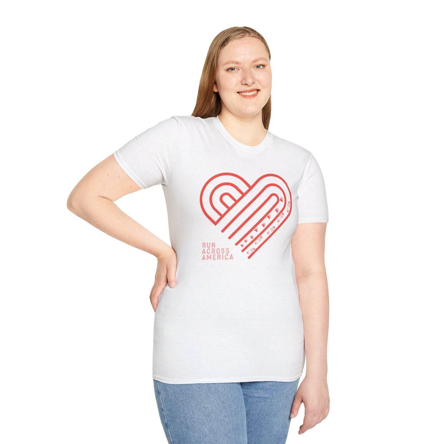 Heart Dog Walking Tee