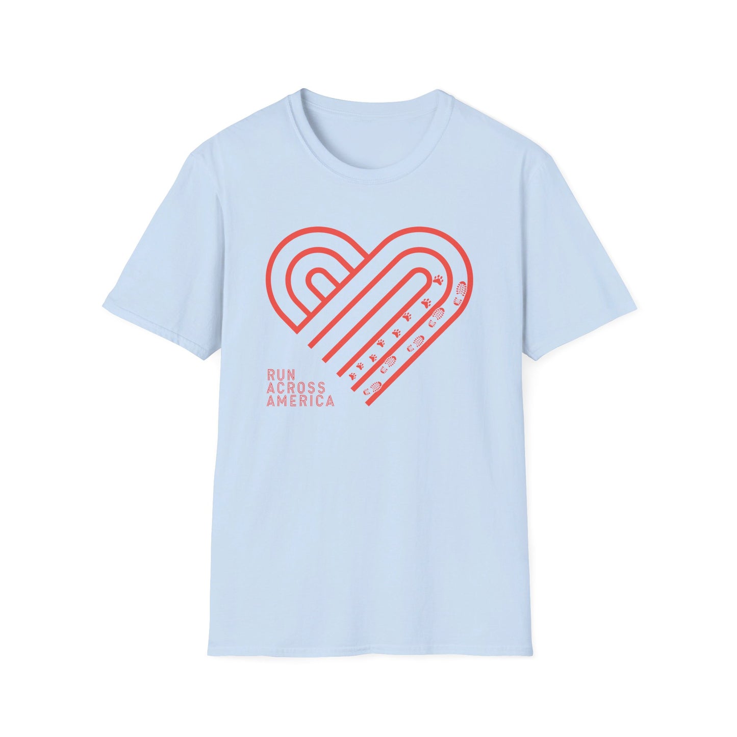 Heart Dog Walking Tee