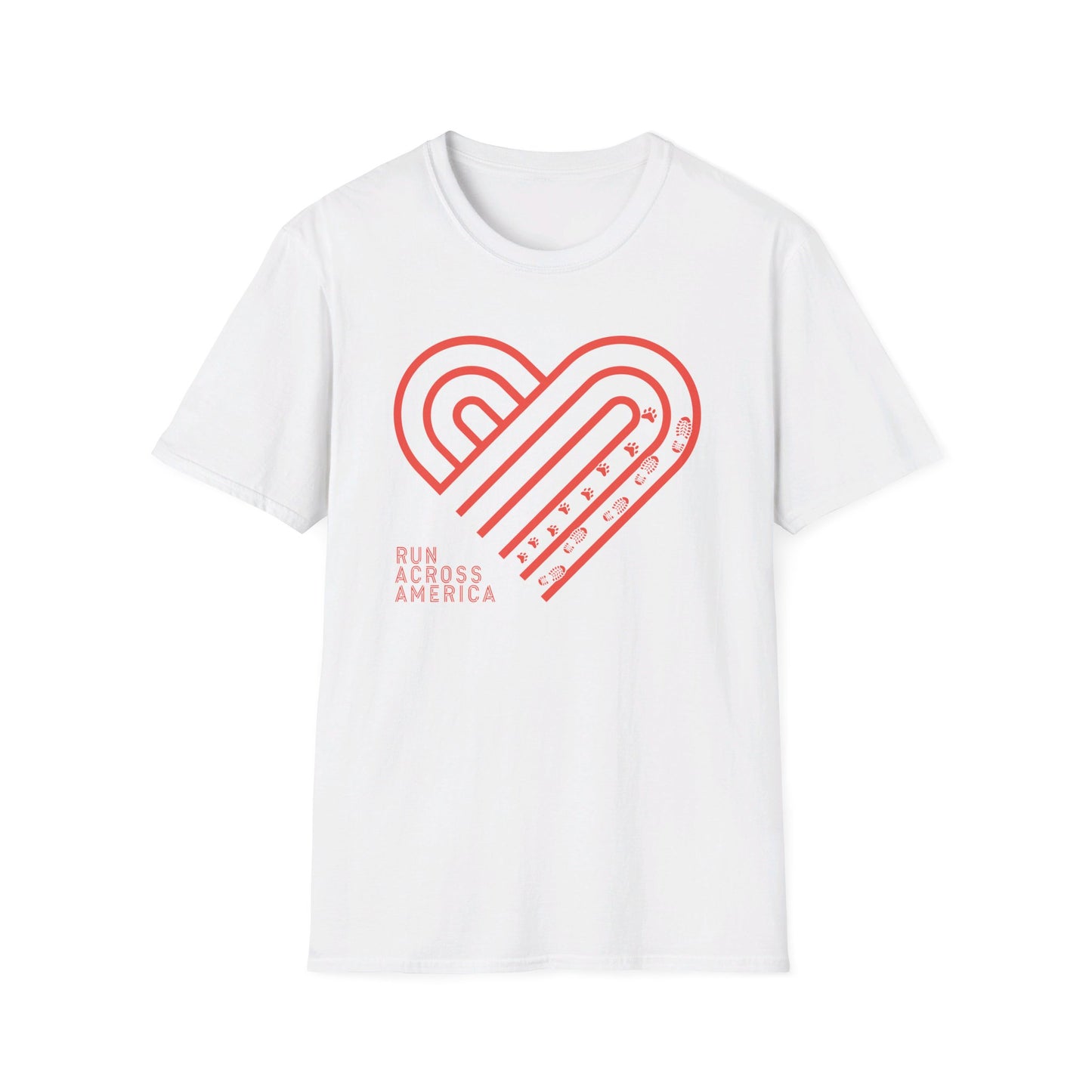Heart Dog Walking Tee