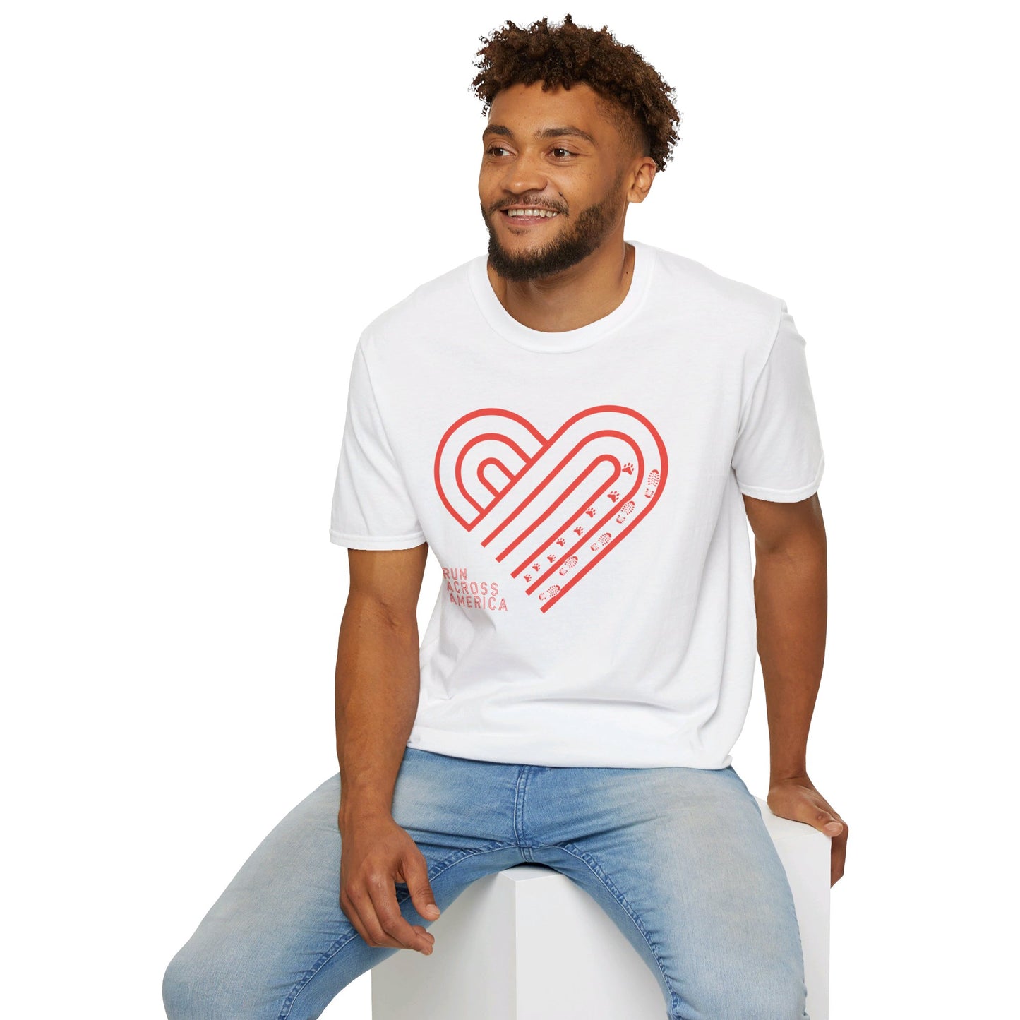 Heart Dog Walking Tee