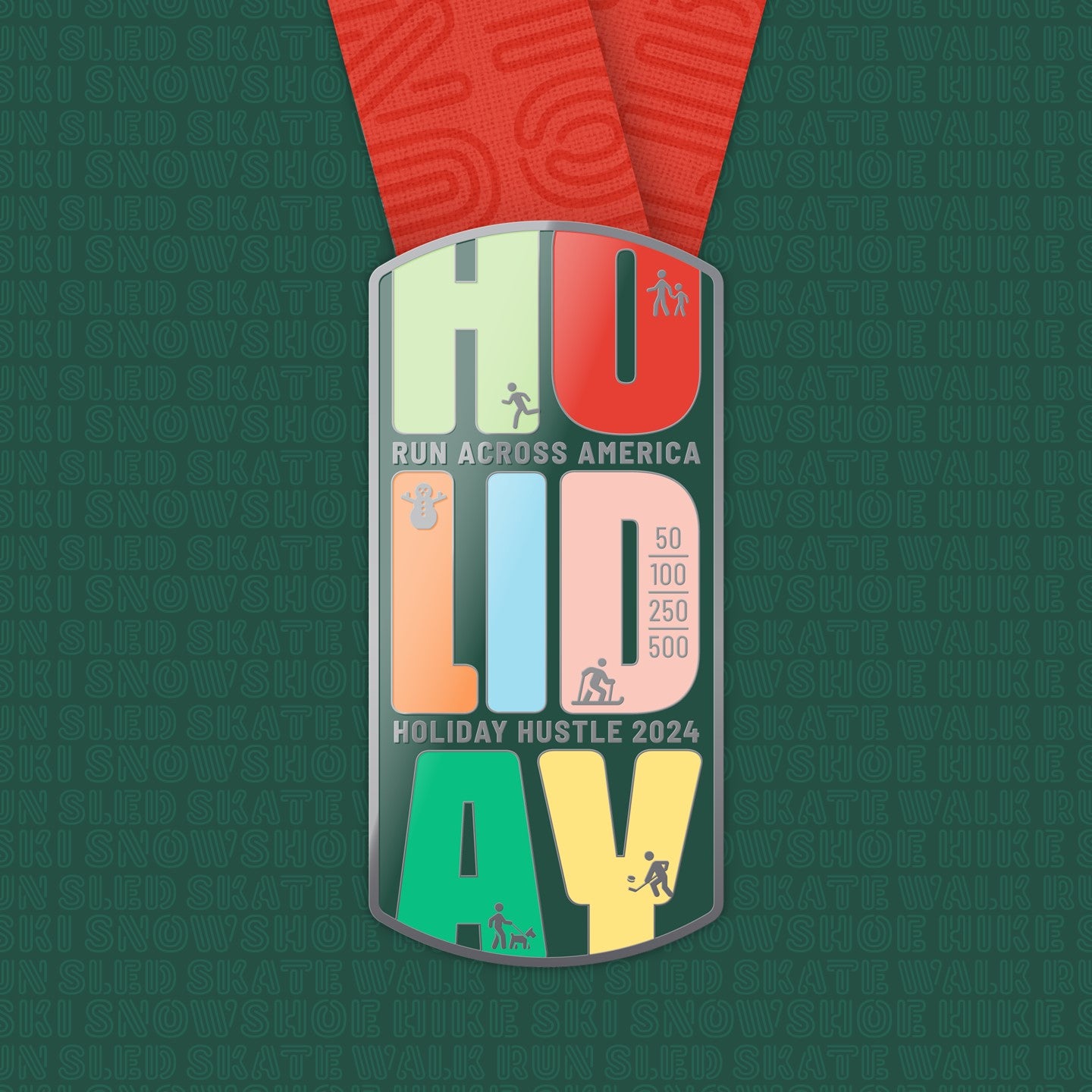 Commemorative medal: Holiday Hustle 2024