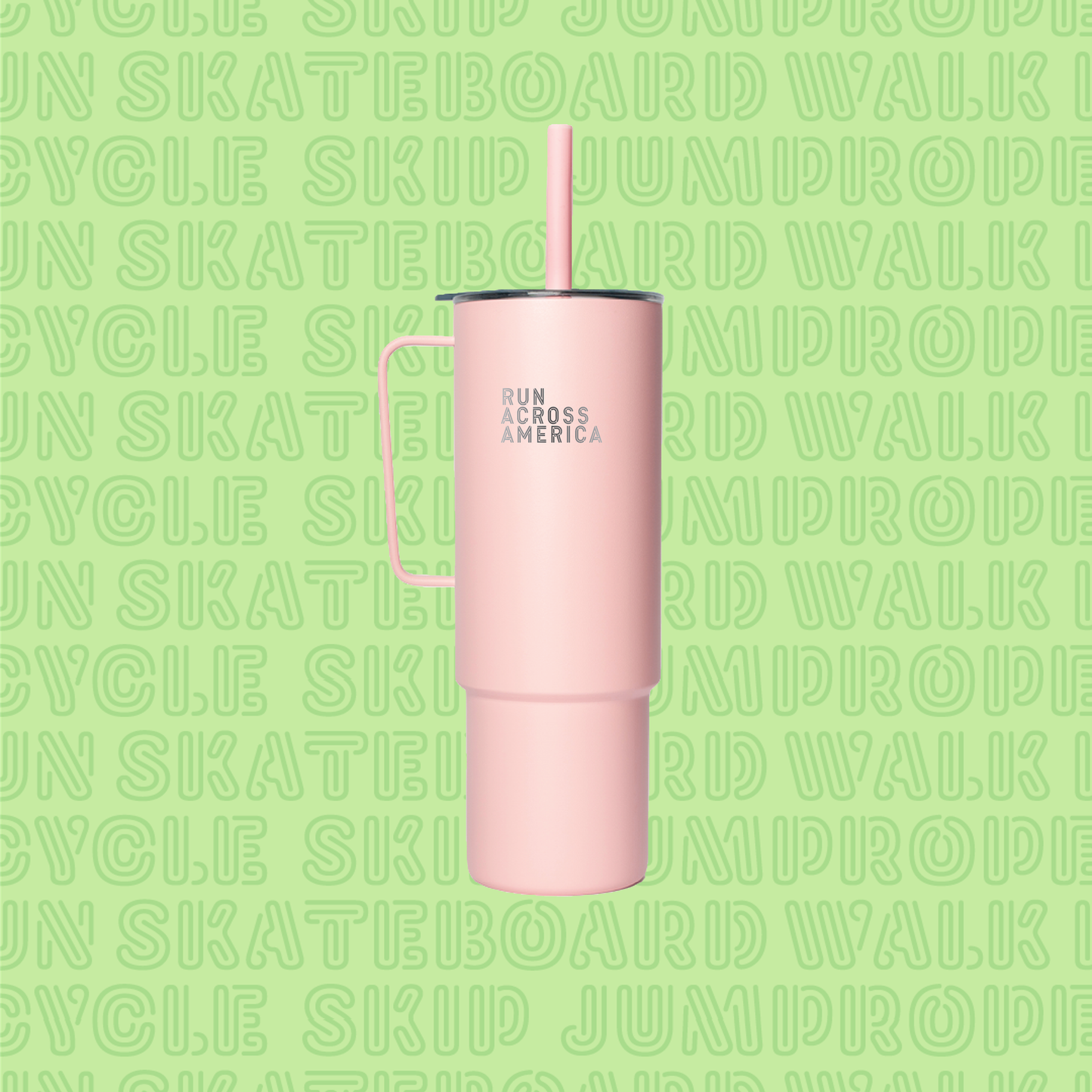 Limited-edition MiiR X Run Across America All Day Straw Cup: Spring Start 2024