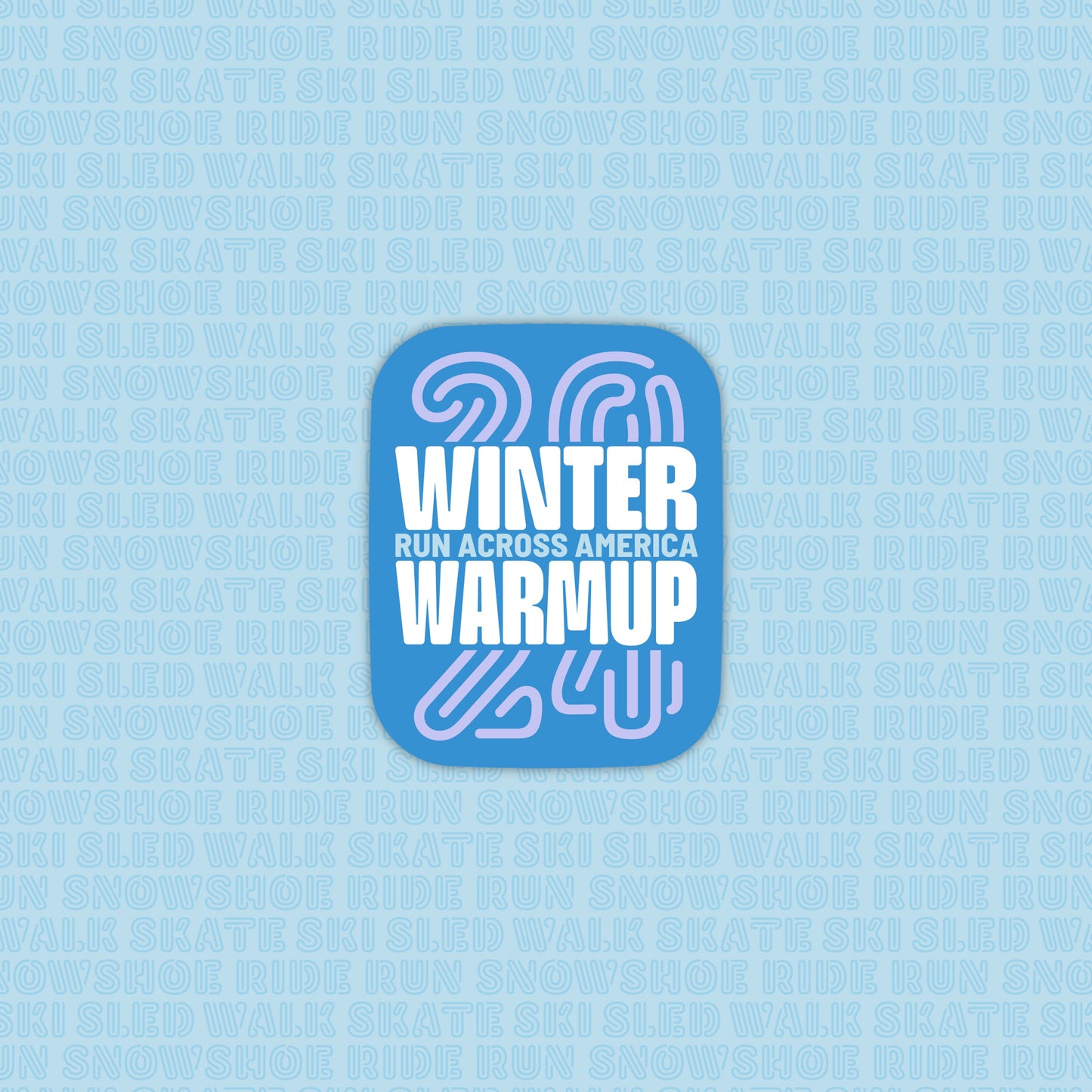 Fridge magnet: Winter Warmup 2024