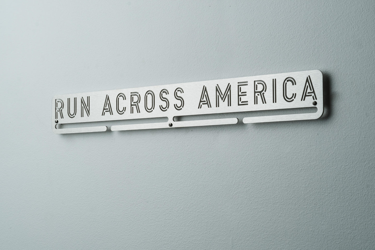 Steel medal display