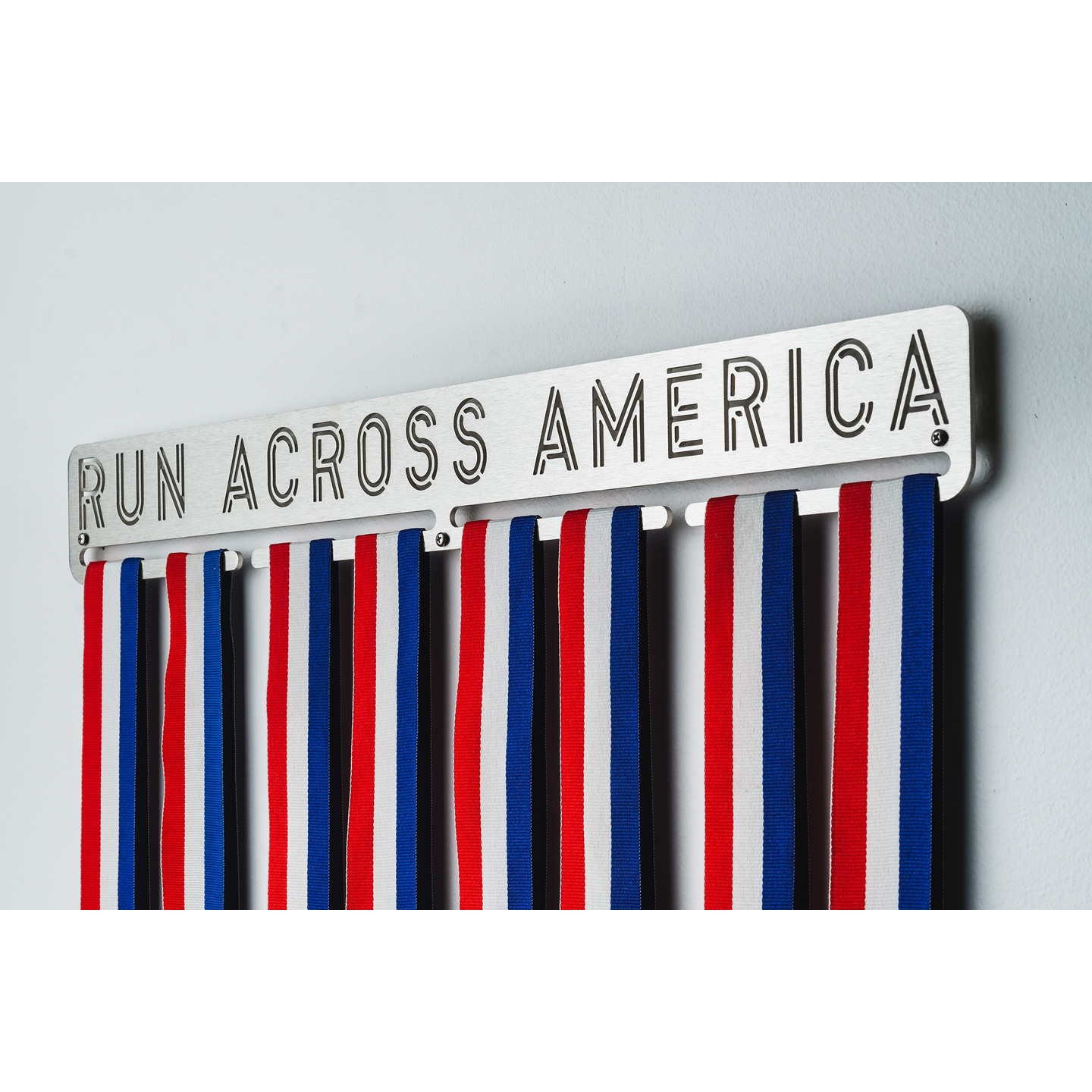 Steel medal display