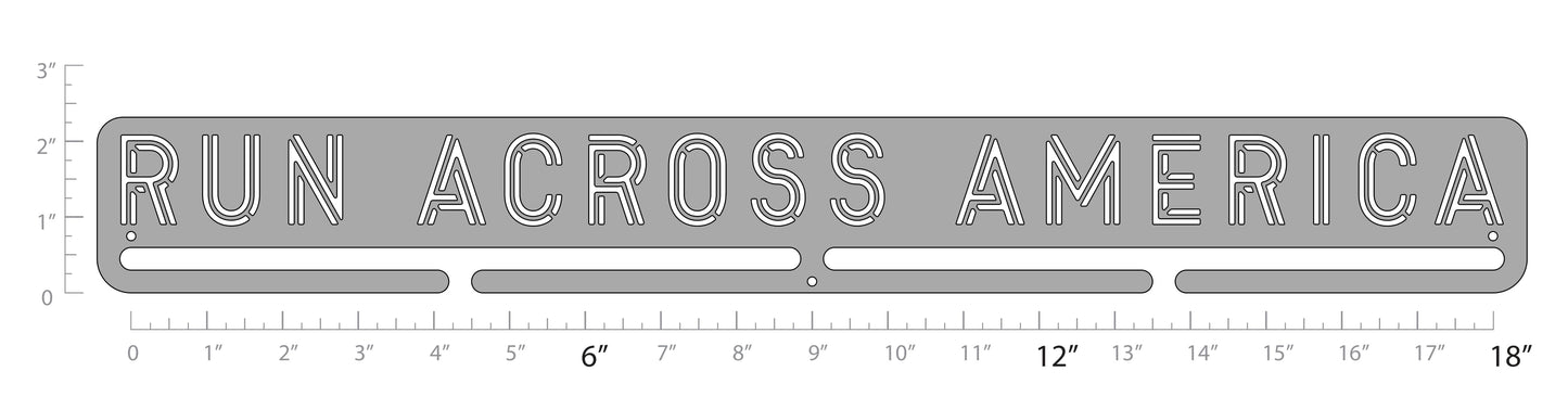 Steel medal display
