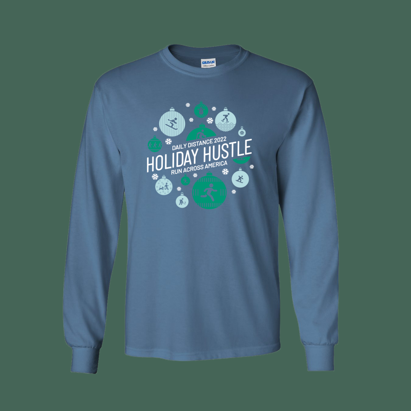 Long sleeve tee: Holiday Hustle 2022