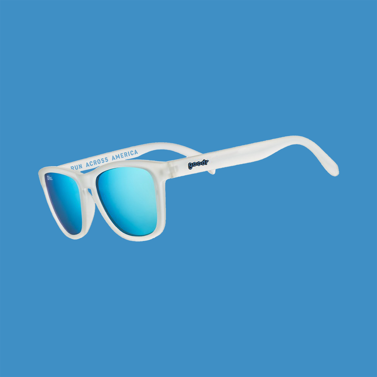 White running sunglasses sales