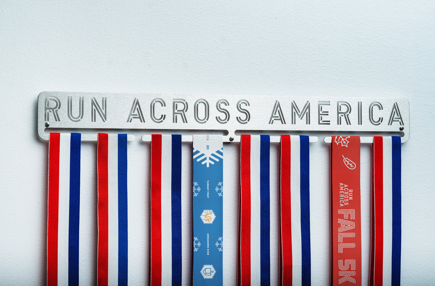 Steel medal display