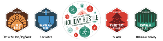 What bonus challenges are included in Holiday Hustle 2022?
