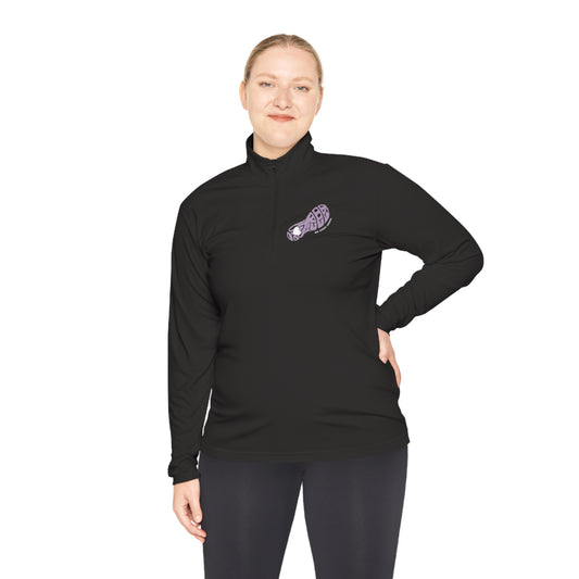 Heart Footprint Quarter-Zip Pullover