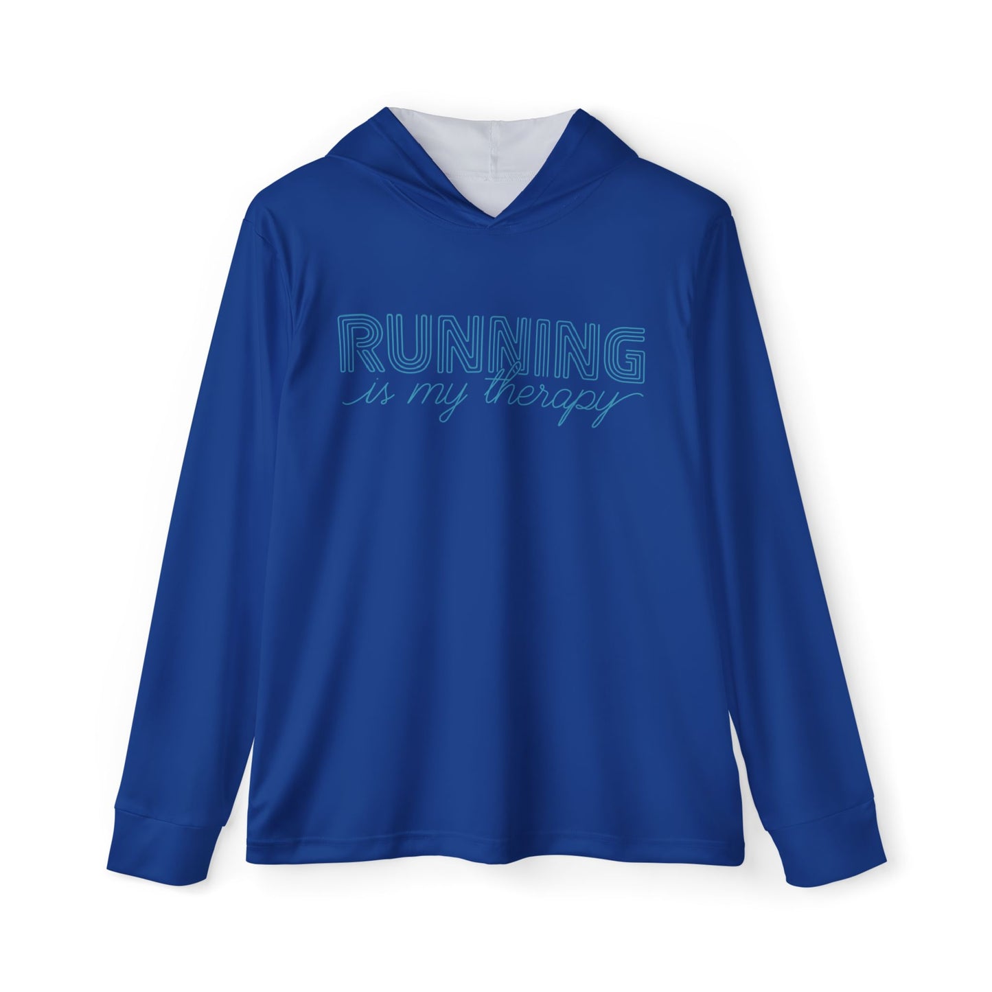 Running is my Therapy - Men's Sports Warmup Hoodie