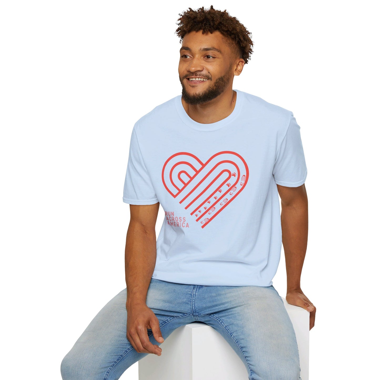 Heart Dog Walking Tee