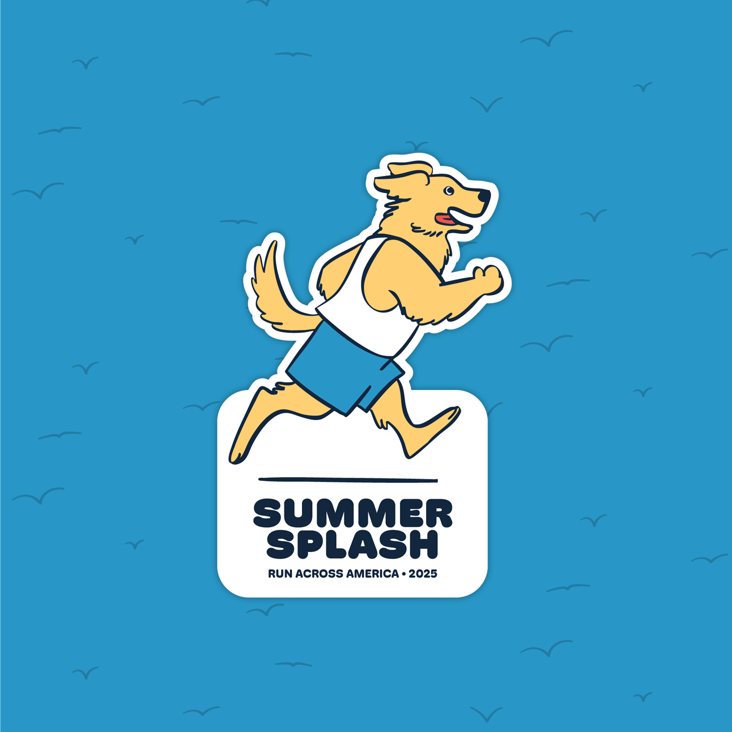 Fridge magnet: Summer Splash 2025