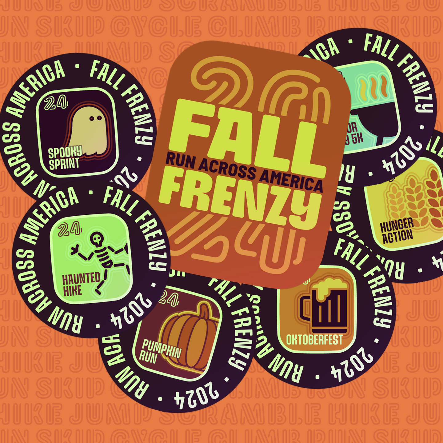 Glow in the Dark Stickers: Fall Frenzy 2024