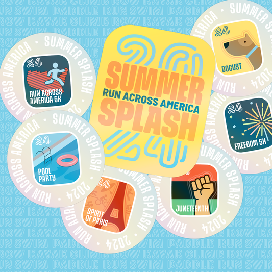 Holographic stickers: Summer Splash 2024