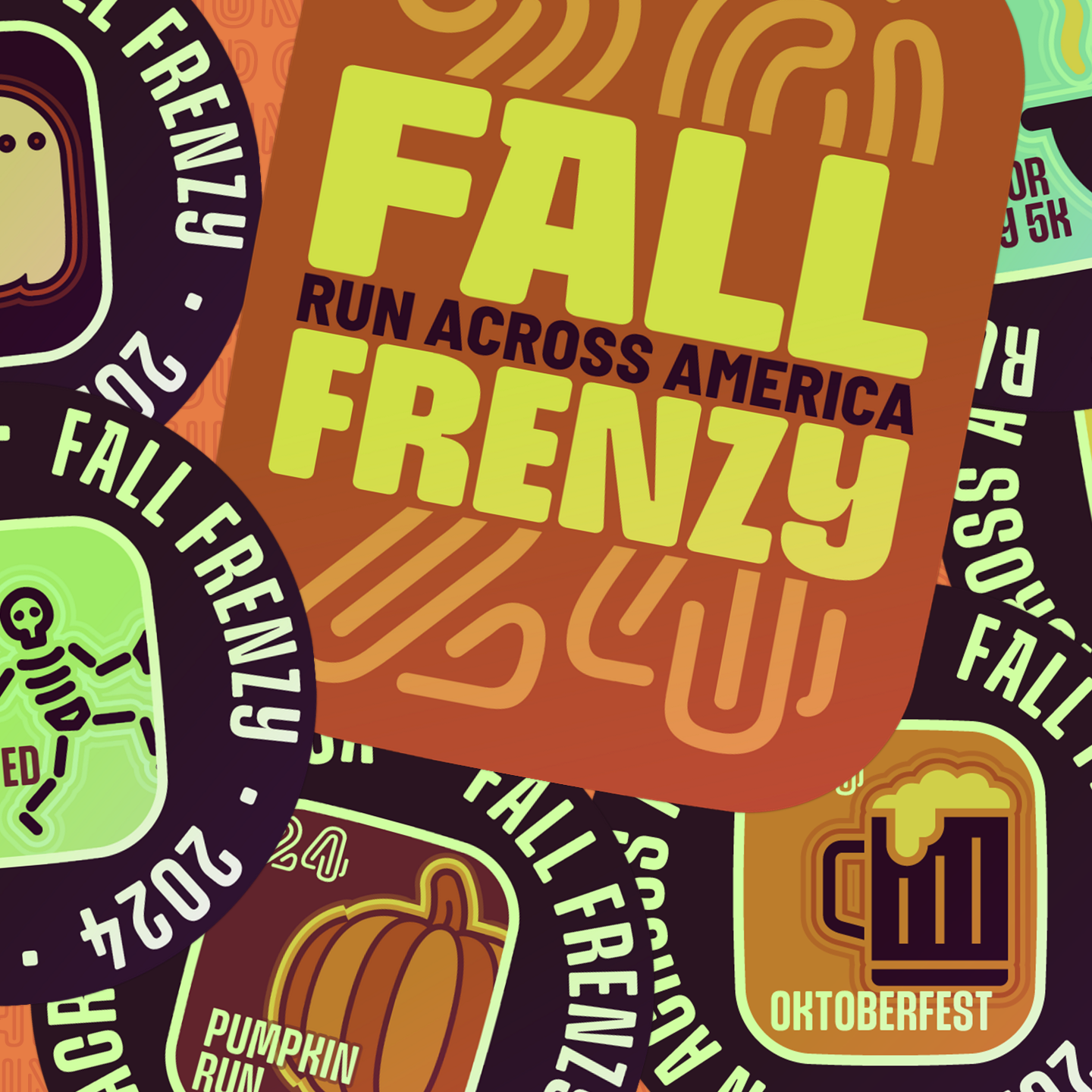 Glow in the Dark Stickers: Fall Frenzy 2024