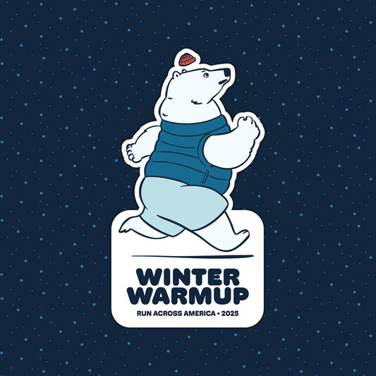 Fridge magnet: Winter Warmup 2025