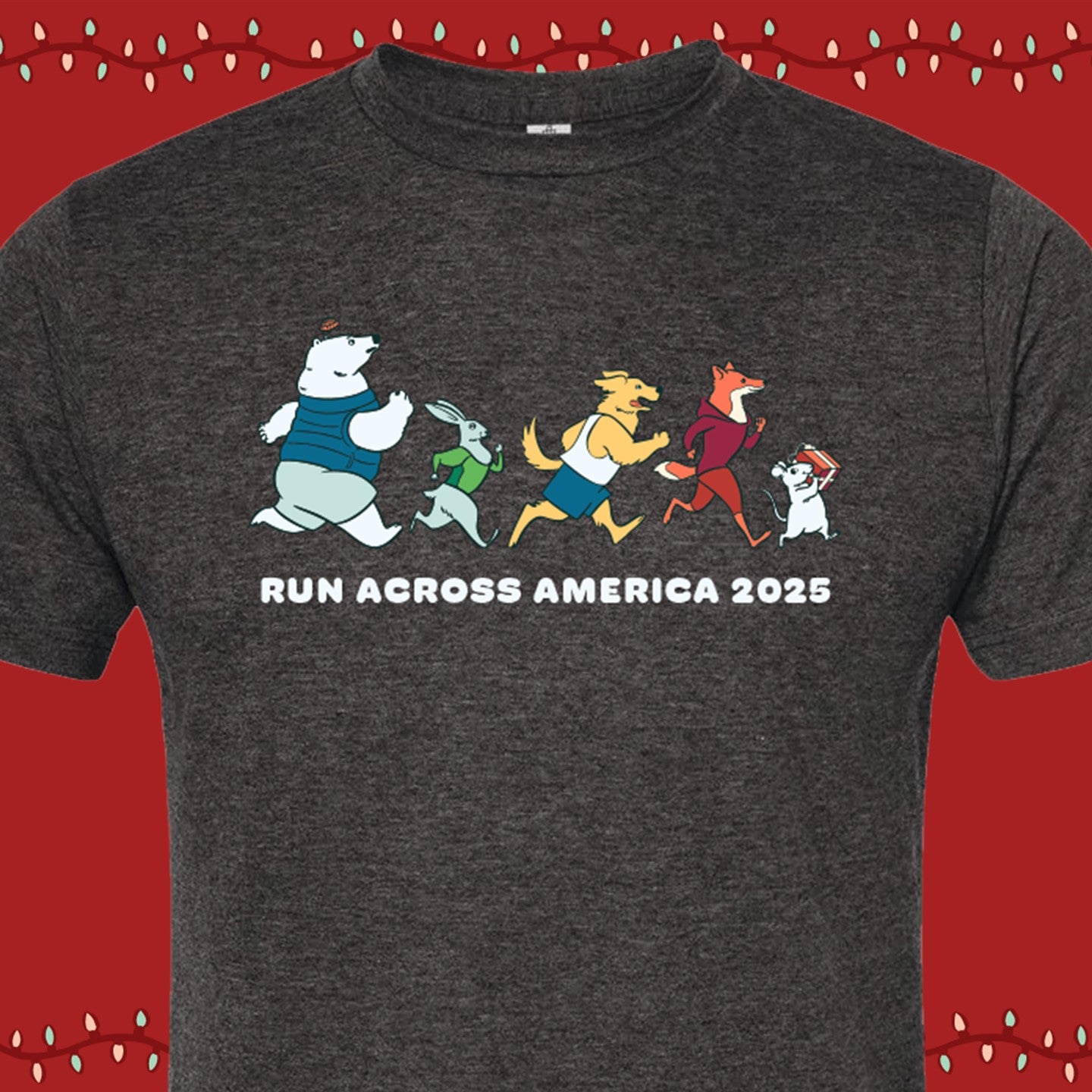 Super-soft tee: Run Across America 2025