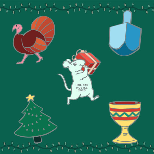 Commemorative pins: Holiday Hustle 2025