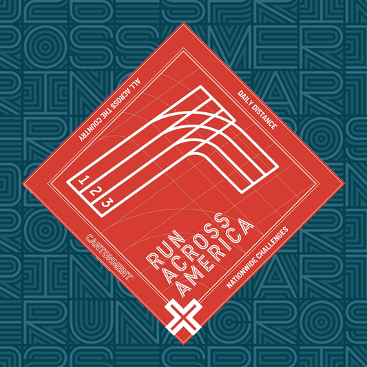 Cantonment x Run Across America kerchief