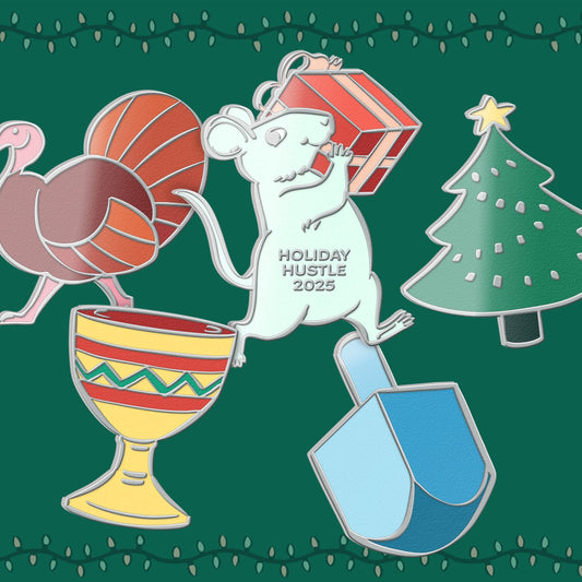 Commemorative pins: Holiday Hustle 2025