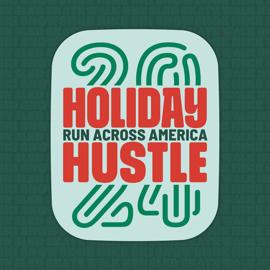 Fridge magnet: Holiday Hustle 2024